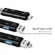  5in1 Multifunction Usb 2.0 Type C/Usb /Micro Usb/Tf/SD Memory Card Reader OTG